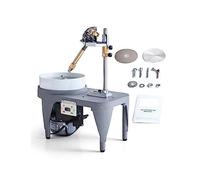 Buffer Polisher, 180W Gem Faceting Machine 2800RPM Jade Grinding Polisher with Faceted Manipulator 110V Gemstone Jewel Processing Equipment