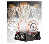 Buffer Polisher, 1Kg 5Kg Rotary Tumbler Surface Polisher Jewelry Drum Polishing Machine KT2000 KT6808 Tumbling Mini-Tumbler Finishing Tools(Capacity - 1 kg)