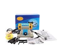 Buffer Polisher, 350W Mini Table Saw Multifunctional Woodworking 10000RPM Gem Jewelry Rock Polishing Buffer Cutting Machine Bench Lathe Grinder(Plug)