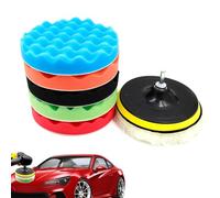 Buffer Polisher Pad | 8 6"7"150mm Or 180 Mm Face - Cutting Polishing Pad Kit For Car Buffer Polisher Sanding, Polishing, Waxing Polishing And Waxing
