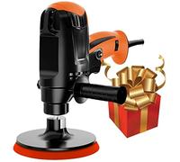 Buffer Polisher Rotary Car Polisher Wax Machine Car Detailing Kit 5 Inch 6 Variable Speeds with Foam Pads Wool Pads for Car Buffers and Polishers