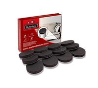 BufferABC Non Slip Furniture Pads, 12pcs 50mm Furniture Feet Pad Floor Protectors - Premium Round Rubber Feet Stoppers Anti Slip Pads for Securing Furniture and Protect Your Floors from Scratches