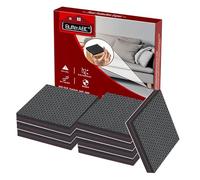 BufferABC Non Slip Furniture Pads, 8pcs 75 mm Furniture Grippers Rubber Feet Floor Protectors, Premium Adhesive Anti Slip Pad for Keep Heavy Duty Furniture in Place and Protect Floor from Scratches