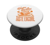 Buffet Ballet Taste Encore Funny Autumn Pie Humor Food PopSockets Adhesive PopGrip