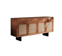 Buffet Cabinet Wooden Sideboard Modern Living Room Tea Cabinet Storage Cabinet Rattan Entrance Cabinet TV Cabinet Sideboard Cabinet Kitchen Cabinet