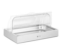 Buffet Display Case- GN 1/1 Stainless Steel With Hood Royal Catering - Buffet Displays by Silver