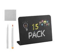 Buffet Food Labels, 15X Small Chalk Board Table Sign, Event Decoration for Table Setting, Supplies for Celebration