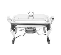 Buffet Server Food Warmer 6L Food Warmer Buffet Server Stainless Steel Chafing Dish Buffet Set Buffet Trays With Lids Food Warmer It Is Ideal Restaurants Gatherings