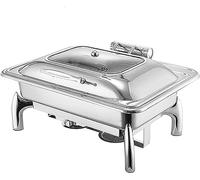 Buffet Server & Heater - 3-Compartment Food Warmer for Catering Events, Electric Hot Plate Set for Parties & Gatherings