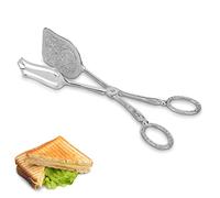 Buffet Serving Tong,9.1inch Serving Cooking Tong Zinc Alloy Salad Tong Kitchen Cake Bread Tong for Frying, Cooking, Clipping Toast Bread