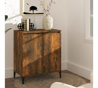 Buffet Sideboard Storage Cabinet Stand w/ 2 Doors & Compartment Wooden Cupboard