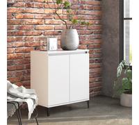 Buffet Sideboard Storage Cabinet Stand w/ 2 Doors & Compartment Wooden Cupboard