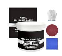 Buffing & Finishing Care Set - Achieve a Brilliant Shine with Ease, Care Set Polishing Pads, All-Purpose Metal Polish Paste for Cars, Trucks, and Motorcycles (1Set)