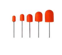 Buffing Nail Drill Bit，Nail Art Polisher Drill Bit 50Pcs/Set Multicolor Multiple Sizes Nail Sanding Caps With Rubber Nail Drill Bit Gel Polish Burr Accessories Tools(10x15 180-green)