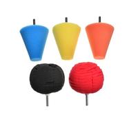 Buffing Pads for Drill | Washable Reusable Sponge,Polishing Pad | for Metal Aluminum Stainless Steel Chrome Car Wheel Care Detailing