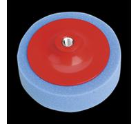 Sealey Compounding Head PTC/CH/M14-B - Blue Medium Foam 150mm M14 Thread