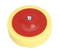 Buffing & Polishing Foam Head Ø150 x 50mm M14 x 2mm Yellow/Coarse - Sealey PTC/C