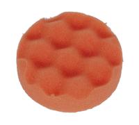 Buffing & Polishing Foam Head Hook-and-Loop Ø80 x 25mm Orange/Firm - Sealey PTCC