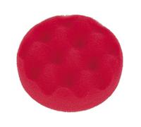 Buffing & Polishing Foam Head Hook-and-Loop Ø80 x 25mm Red/Ultra-Soft - Sealey P
