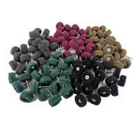 Buffing Wheel 100 Pack Abrasive Polishing Deburring Wheels Metal Polishing Kit Rotary Tool Accessories for Metal Polishing, Rusting Cleaning, Paint Removal, and Other Fine Detail Work