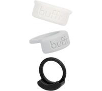 Buffr Smart Ring Protector Pack of 3-Neutral-Colored Silicone Ring Guards Compatible w/Oura, Ultrahuman, RingConn & More-Slim Fit, Sensor-Friendly Smart Ring Cover for Workout & Daily Wear (Size 8)