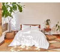 Buffy Breeze Comforter - Soft 100% Eucalyptus Lyocell, Cooling, White Lightweight Summer Duvet Insert with Corner Tabs (Twin/Twin XL)