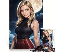 Buffy Summers 1000 Piece Jigsaw Puzzles for Teenagers Jigsaw Sharp Recall Soothing Downtime Uniform Cut (38x52cm)