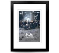 Buffy the Vampire Slayer 2 Cast Signed Autograph Poster Photo Print Framed Memorabilia Tv Show Series Season Gift (Vampire Slayer 3, A4 Framed & Mounted)
