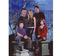 Buffy The Vampire Slayer Cast of 5 Autograph Signed A4 Photo Print