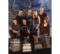 Buffy The Vampire Slayer Cast of 7 Autograph Signed A4 Photo Print 1