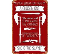 Buffy the Vampire Slayer - Chosen One Poster Metal Tin Sign Vintage 8x12 Inch