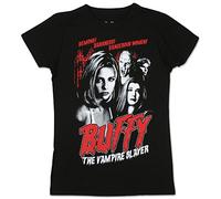 Buffy the Vampire Slayer Cult Poster Black Juniors T-shirt Tee (X-Large)