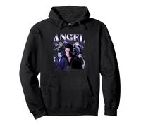Buffy The Vampire Slayer Iconic Angel 90's Collage Poster Pullover Hoodie