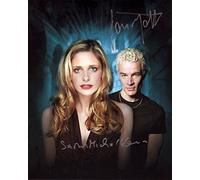 Buffy The Vampire Slayer - Sarah Michelle Gellar & James Marsters Autograph Signed A4 Photo Print