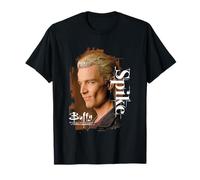 Buffy The Vampire Slayer Spike Face Closeup Vintage Poster T-Shirt