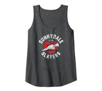 Buffy The Vampire Slayer Sunnydale Slayers Heart TV Show Tank Top, Women, Dark Heather Grey, Small