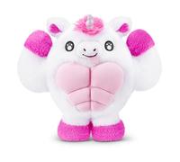 BUFFYS Series 1 8 Inch Plush (Unicorn) by ZURU | Soft-but-strong buddy; playfully buff muscly plush; ultra-soft & cuddly; 6 to collect; gift for kids & teens