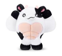 BUFFYS Series 1 (Cow) 8 Inch by ZURU | Soft-but-strong buddy; playfully buff muscly plush; ultra-soft & cuddly; 6 to collect; gift for kids & teens