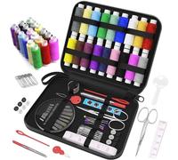 Bufomafo Mini Sewing Kit - Portable Needle and Thread Kit - Small Sewing Kits for Adults UK - Travel Sewing Kit in Sewing Kits Box - 87 pcs
