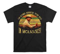 Buford T Justice I'm Gonna Barbecue Your Ass in Molasses Vintage T-Shirt, Movies Quote Unisex Tshirt Black