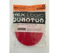 Chemical Guys BUFX117HEX6 Hex Logic Quantum Polishing Pad 6.5 Inch (165 mm) Red - Finishpad - Polishing Pad