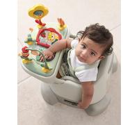 Bug 3-in-1 Floor & Booster Seat with Activity Tray - Pebble Grey Pebble Grey