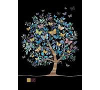 Bug Art Blank Greeting Card - Jewel Range - Butterfly Tree