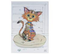 Bug Art Lesser & Pavey A5 Notebook | Plain Journal Note Book For Office, School, Business & Daily Notes | Kimba Kitten Great Notebooks For Women & Men