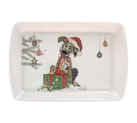Bug Art Lesser & Pavey Christmas Serving Tray | Dinner Tray for Multiple Uses Around The Home | Mutt Trays for Food Serving Or Drinks Serving