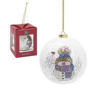 Bug Art Xmas Baubles in 6 different designs - Snowman