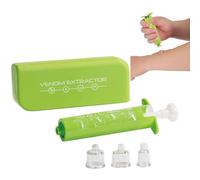 Bug Bite Suction Tool, Bug Bite Tool, with Storage Box and 3 Sizes Suction Cups for Outdoor Hiking Insect Bites Bee Wasp Stings