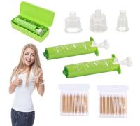 Bug Bite Suction Tool, Insect First Aid Extractor with Storage Box, Vacuum Venom Extractor with 3 Size Suction Cup, Storage Box for Hiking Camping Supplies and Essentials (2)