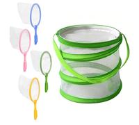 Bug Catcher, Bug Catching Kit Includes Butterfly Cage and Four Nets in Multiple Colours, Fishing Net, Bug Catcher Nets for Butterfly, Firefly, Cicada Rearing