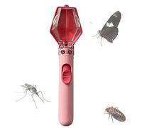 Bug Catcher for Kids, Insect Trap with 6X Magnifier Glass, Educational Exploration Tool for Indoor and Outdoor, Gifts Toys for Boys, Girls, Pink